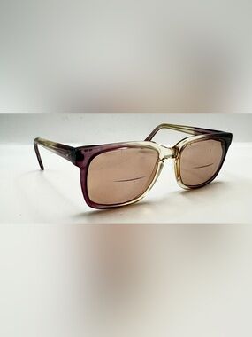 Parade 119 Gray Translucent Oval Sunglasses Frames Only